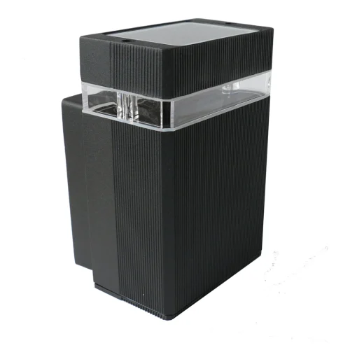 Aplique Difusor Unidireccional Exterior Exo 1L Negro