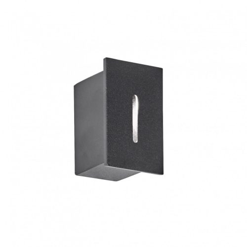 Embutido de Pared Yukon 3W Negro 3000K – LEUK
