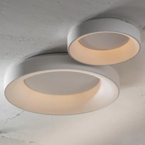 Plafon Led Deco Diseño VK Nbagel Blanco 40W VONDERK